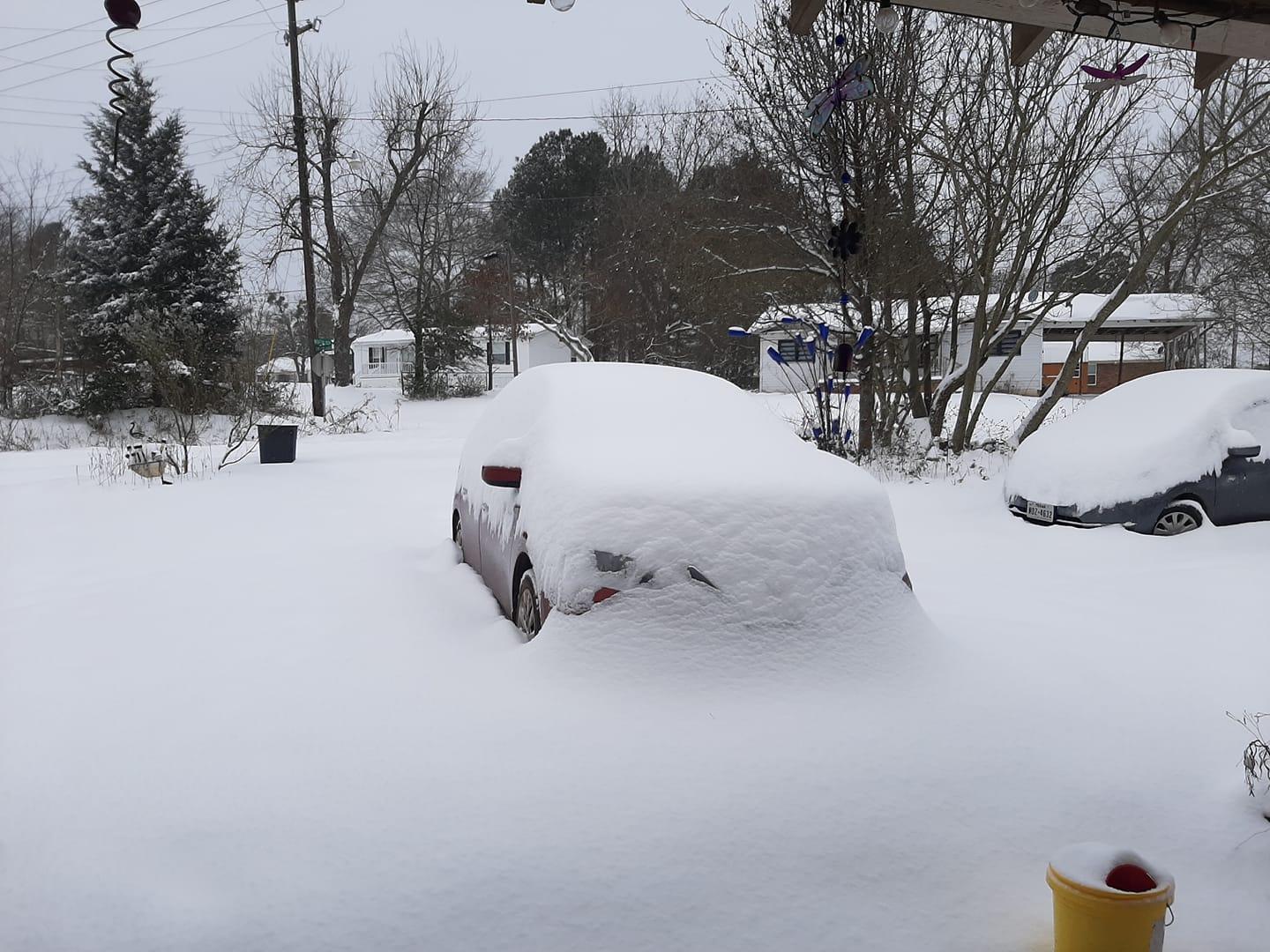 Once in a Lifetime Snow hits Texas Cass County Citizens JournalSun