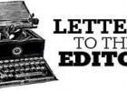 LETTERS TO THE EDITOR